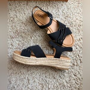 Earth Hilda Open Toe Espadrille Platform Sandals size 9